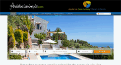 Desktop Screenshot of andaluciasimple.com